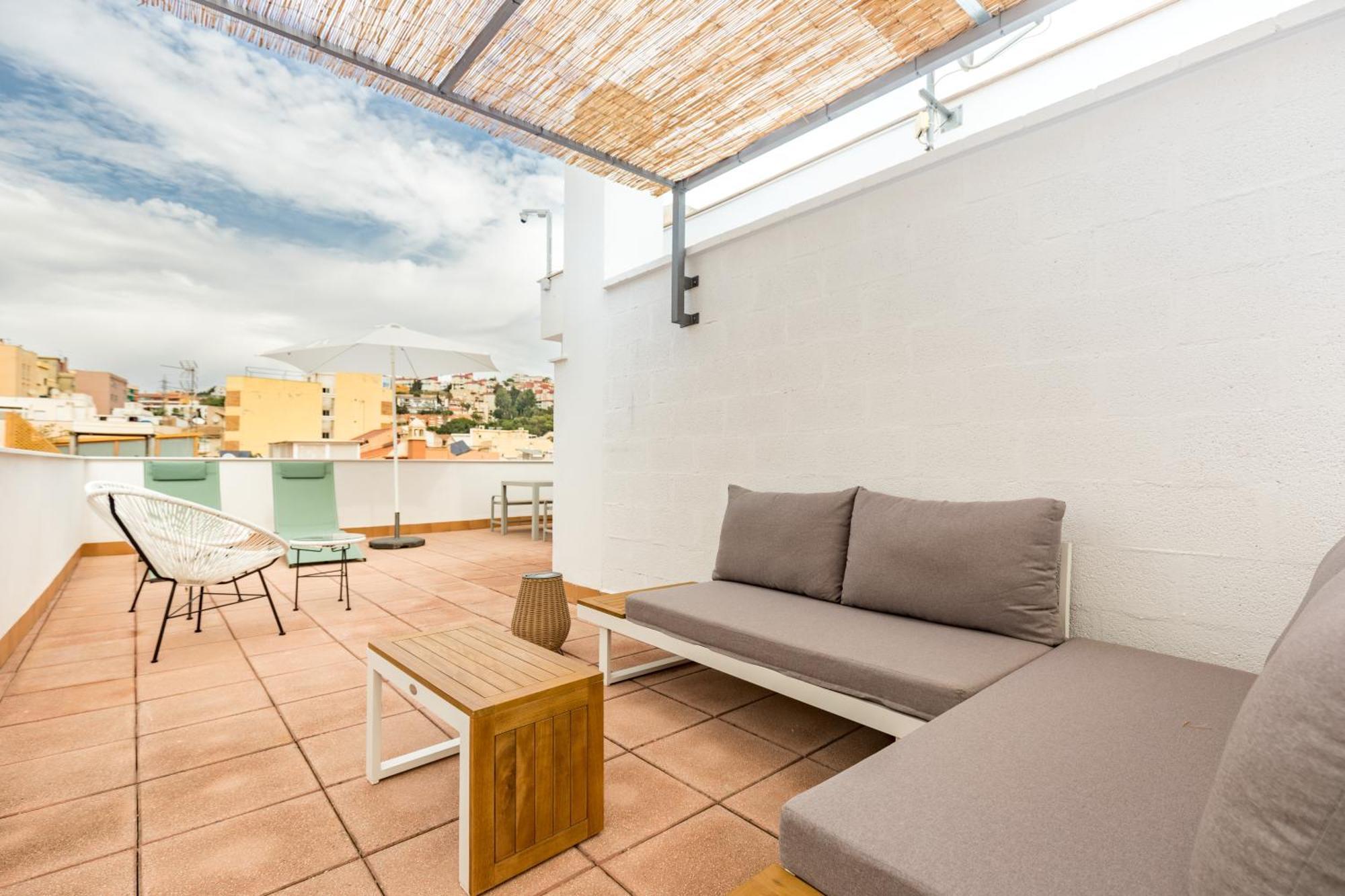 Teatro Suites Malaga City Flat Eksteriør billede