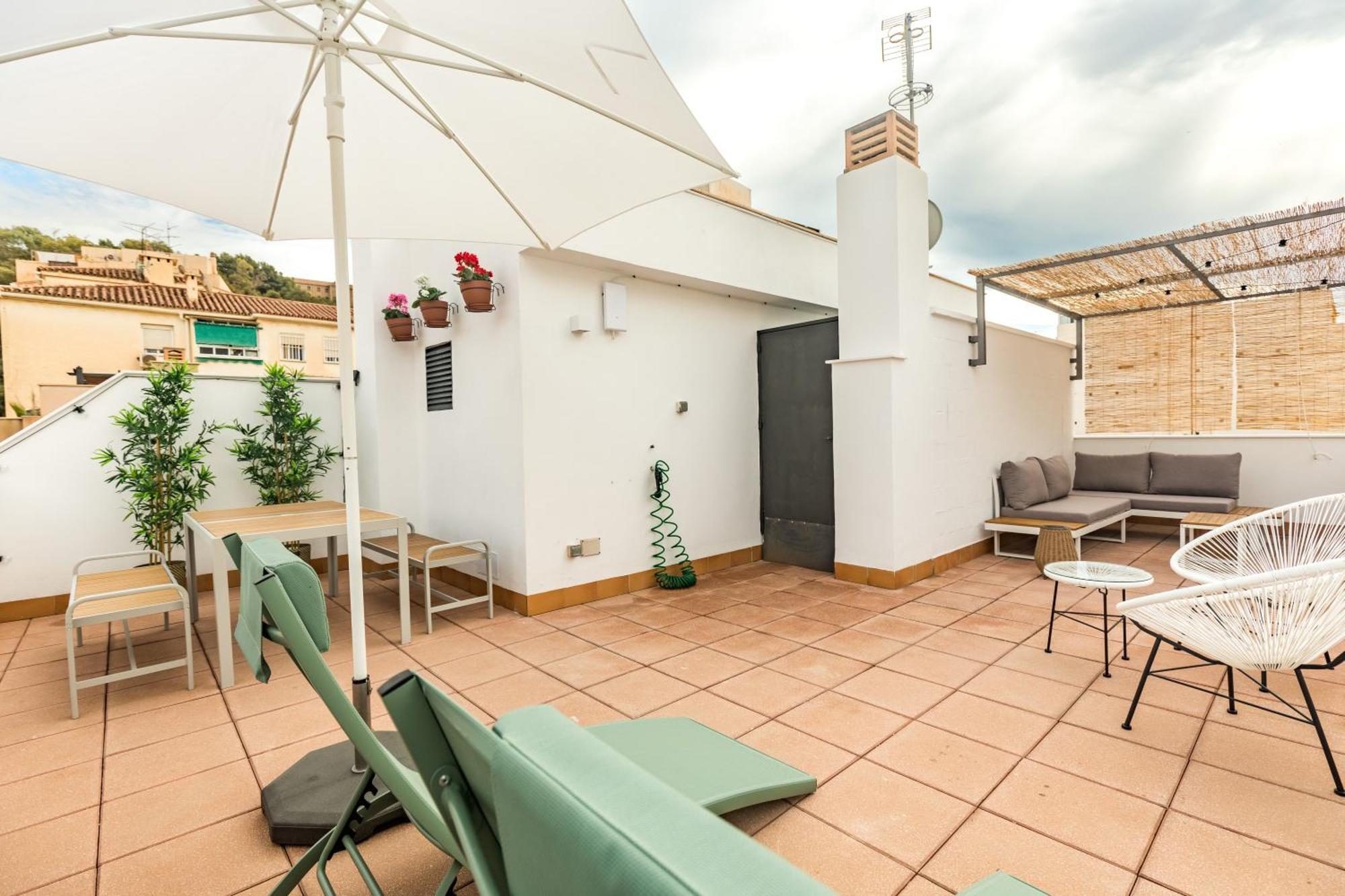 Teatro Suites Malaga City Flat Eksteriør billede