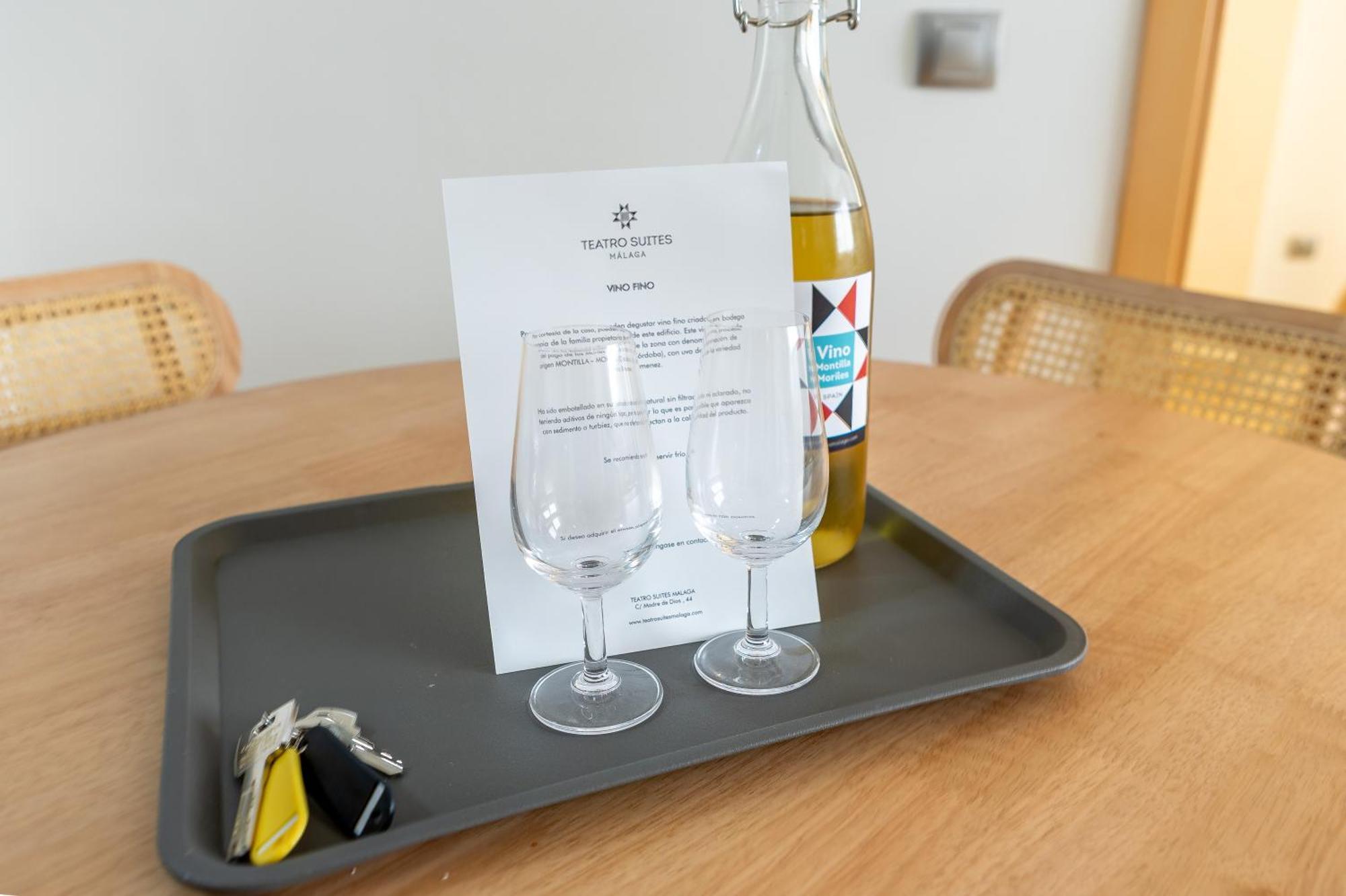 Teatro Suites Malaga City Flat Eksteriør billede